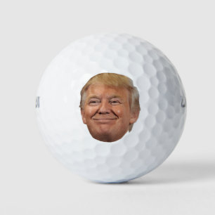 Balles De Golf Boule de golf de visage d'atout