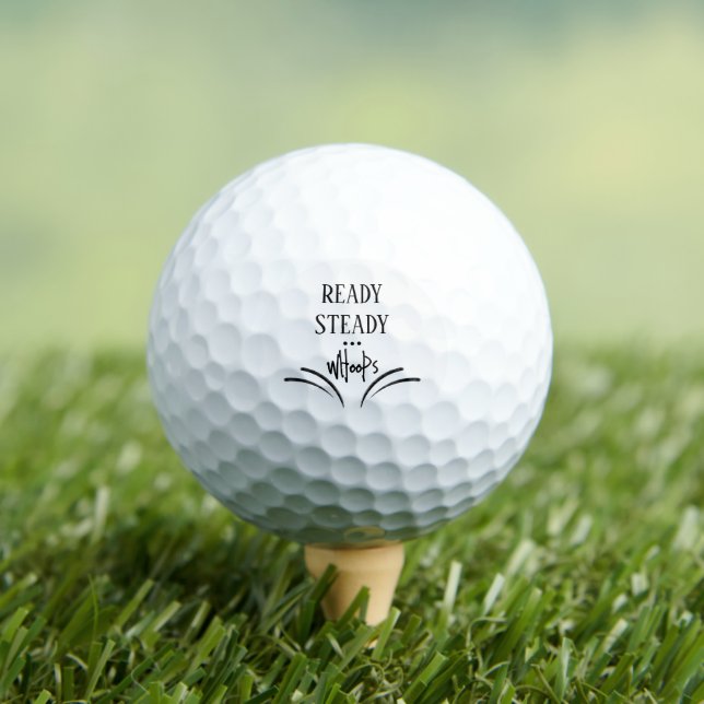 Balles De Golf Boule de golf "Prêt, Steady" Cadeau de golf Drôle (T-shirt Insitu)