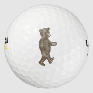 Balles De Golf Boule de golf vintage mignonne d'ours de nounours