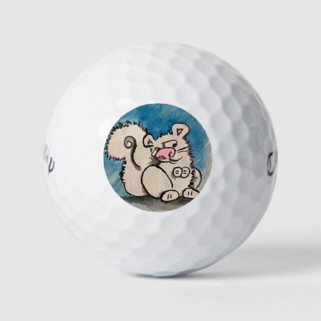 Balles De Golf Boule de golf White Squirel (Devant)