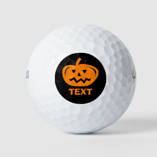 Balles De Golf Boules de citrouille Halloween en orange personnal