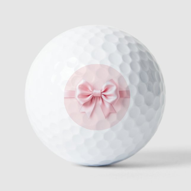 Balles De Golf Boules de golf de Bow Rose (Recto)