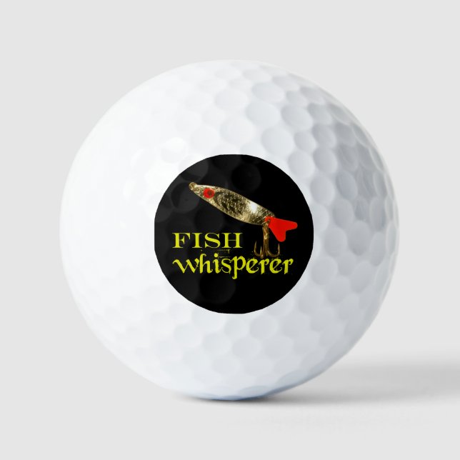 Balles De Golf Boules de golf de Fish Whisperer (Recto)