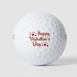 Balles De Golf Boules de golf de heureuse Sainte-Valentin