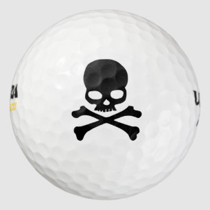 Balles De Golf Boules de golf du crâne et des os croisés