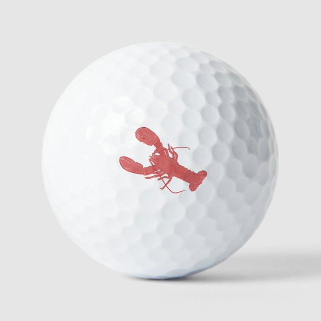 Balles De Golf Boules de golf du Maine Lobster (Recto)