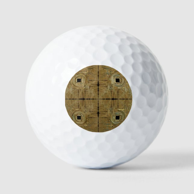 Balles De Golf Boules de golf Gold Rush (Recto)