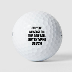 Balles De Golf Boules de golf personnalisées