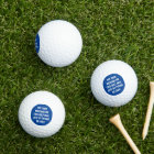 Boules de golf personnalisées