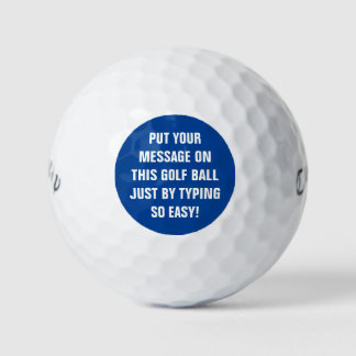 Balles De Golf Boules de golf personnalisées