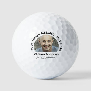Balles De Golf Boules de golf personnalisées 3 lignes et 3 lignes