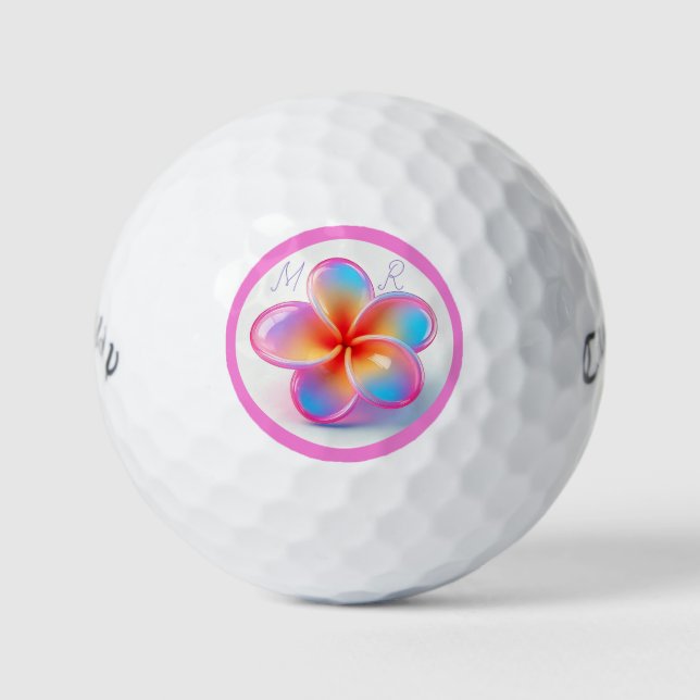 Balles De Golf Boules de golf personnalisées Frangipani Callaway (Devant)