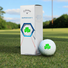 Balles De Golf Boules de golf personnalisées Lucky Shamrock