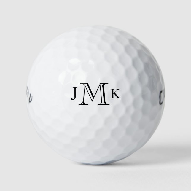 Balles De Golf Boules de golf personnalisées Monogram Callaway (Devant)