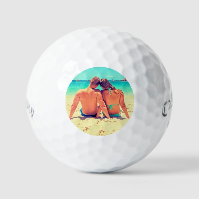 Balles De Golf Boules de golf photo personnalisées - Votre design (Recto)