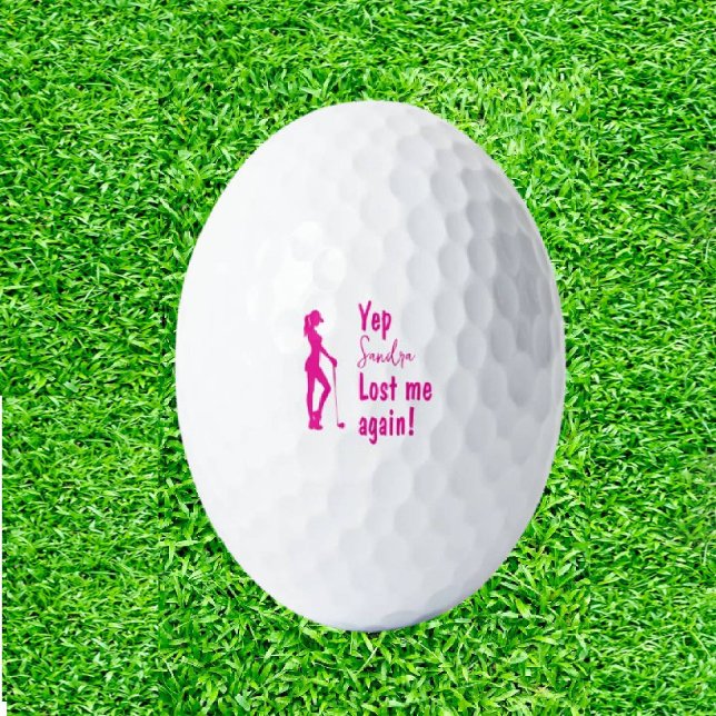 Balles De Golf Boules de golf pour dames personnalisées (Elegance Tees Off!)