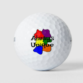Balles De Golf Boules de golf toujours uniques d'autisme