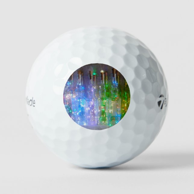 Balles De Golf Bouteilles Étincelantes 3pk Taylor Made Golf Balls (Recto)
