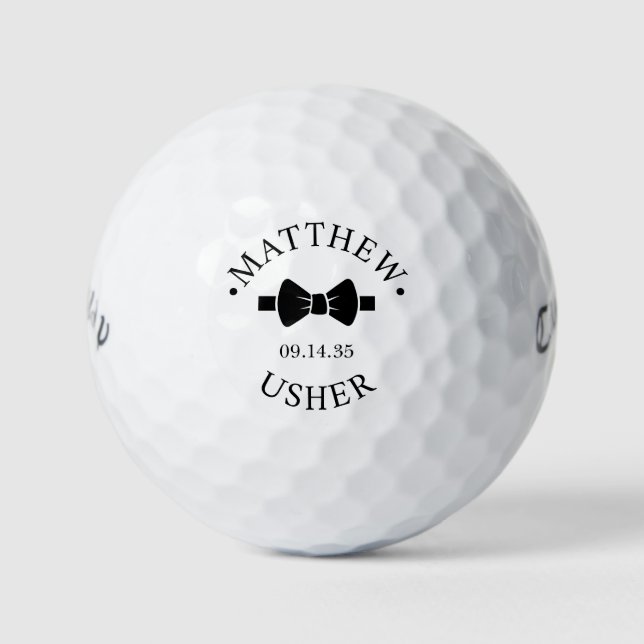 Balles De Golf Bow Tie Usher (Devant)