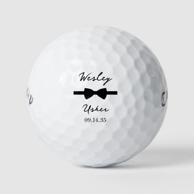 Balles De Golf Bow Tie Usher (Devant)