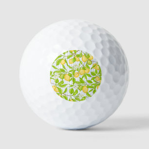 Balles De Golf Branche de citronnier : Motif sans fil