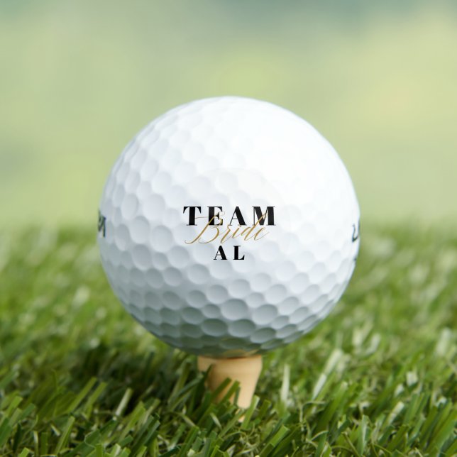 Balles De Golf BRIDE D'ÉQUIPE À Deux TONS (T-shirt Insitu)