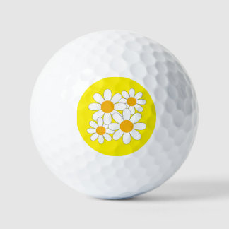 Balles De Golf Bright and Bold Daisy