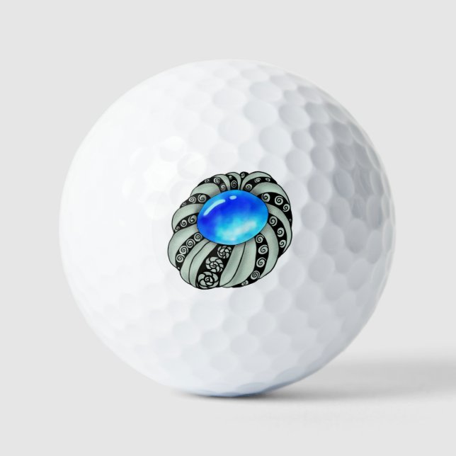 Balles De Golf Broches (Recto)