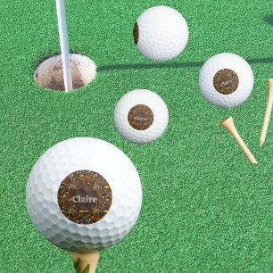 Balles De Golf Broderie de champignons Cottagecore personnalisée