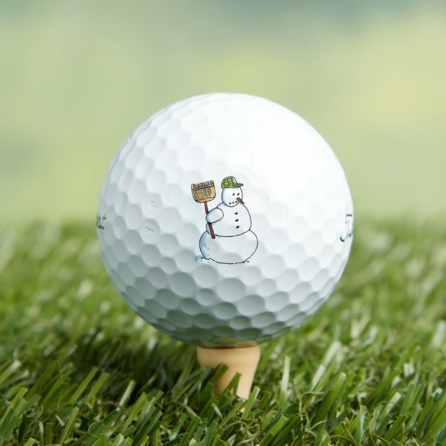 Balles De Golf Broom Snowman 2023 Titleist Pro V1 boules de golf  (T-shirt Insitu)