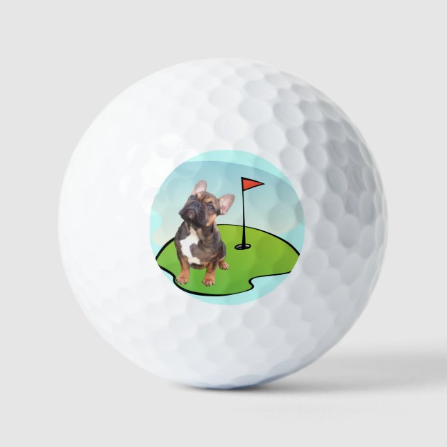 Balles De Golf Bulldog français (Recto)