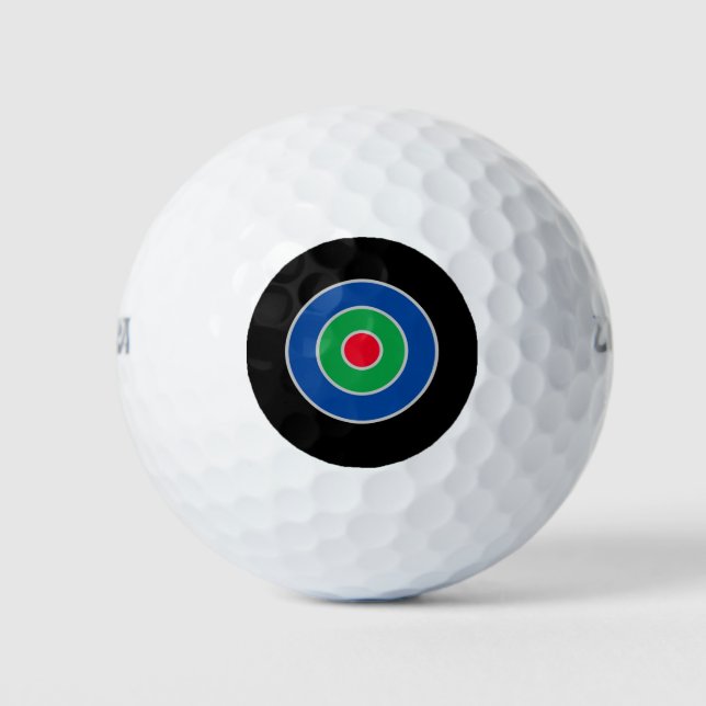 Balles De Golf Bullseye personnalisé Wilson Ultra 500 (Devant)