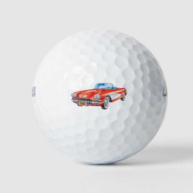 BALLES DE GOLF C-ONE AUTOMOBILE ART GOLF BALLS (Devant)