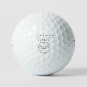Balles De Golf 'Caccrochés dedans et dehors du parcours' Cadeau d