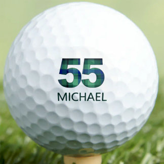 Balles De Golf Cadeau 55e anniversaire pour Papa personnalisé à c