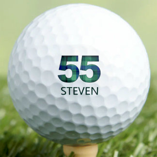 Balles De Golf Cadeau d'ami pour 55e anniversaire personnalisé ca