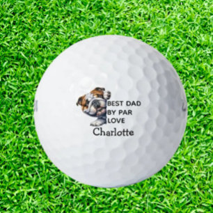 Balles De Golf Cadeau d'anniversaire pour le meilleur papa bouled