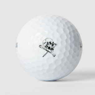 Balles De Golf Cadeau de crâne et d'os pour amateur de crânes