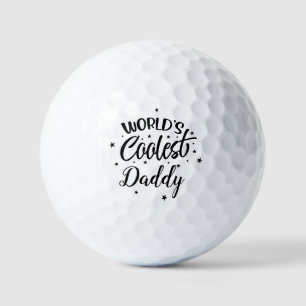 Balles De Golf Cadeau de Fête des pères papa le plus frais du mon