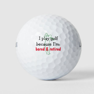 Balles De Golf Cadeau de golf à la retraite