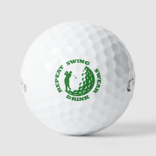 Balles De Golf Cadeau de golf Lover - Swing Sweat Drink Repeat Gr