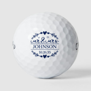 Balles De Golf Cadeau de mariage M. et Mme