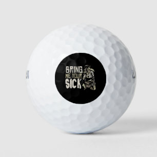 Balles De Golf Cadeau gothique effrayant de docteur de la peste d