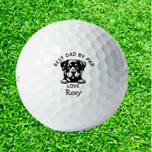 Balles De Golf Cadeau parfait pour les amoureux de Rottweiler