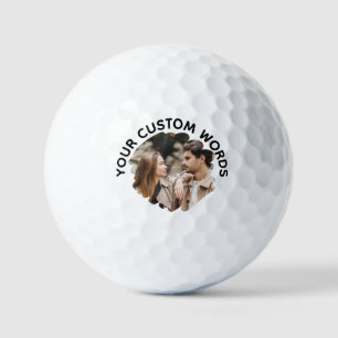 Balles De Golf Cadeau personnalisé photo et texte parfait pour le