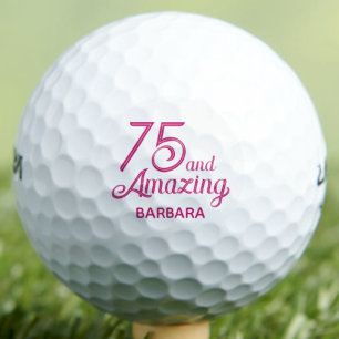 Balles De Golf Cadeau pour 75e anniversaire - 75 ans et Incroyabl