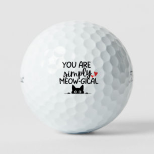 Balles De Golf Cadeau pour amateurs de chats 'Vous êtes simplemen