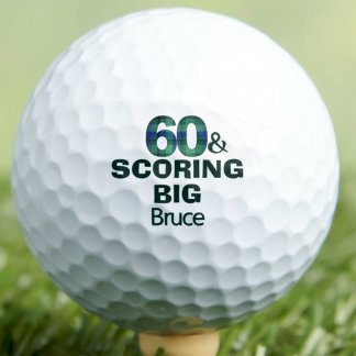 Balles De Golf Cadeau pour frère 60 ans Scoring Big Unique