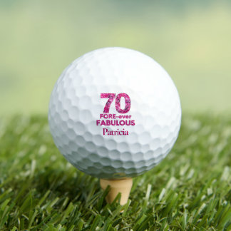 Balles De Golf Cadeau pour les 70 ans de grand-mère FORE-ever Fab