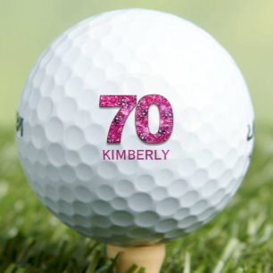 Balles De Golf Cadeau pour les 70 ans de Maman – Nombre floral